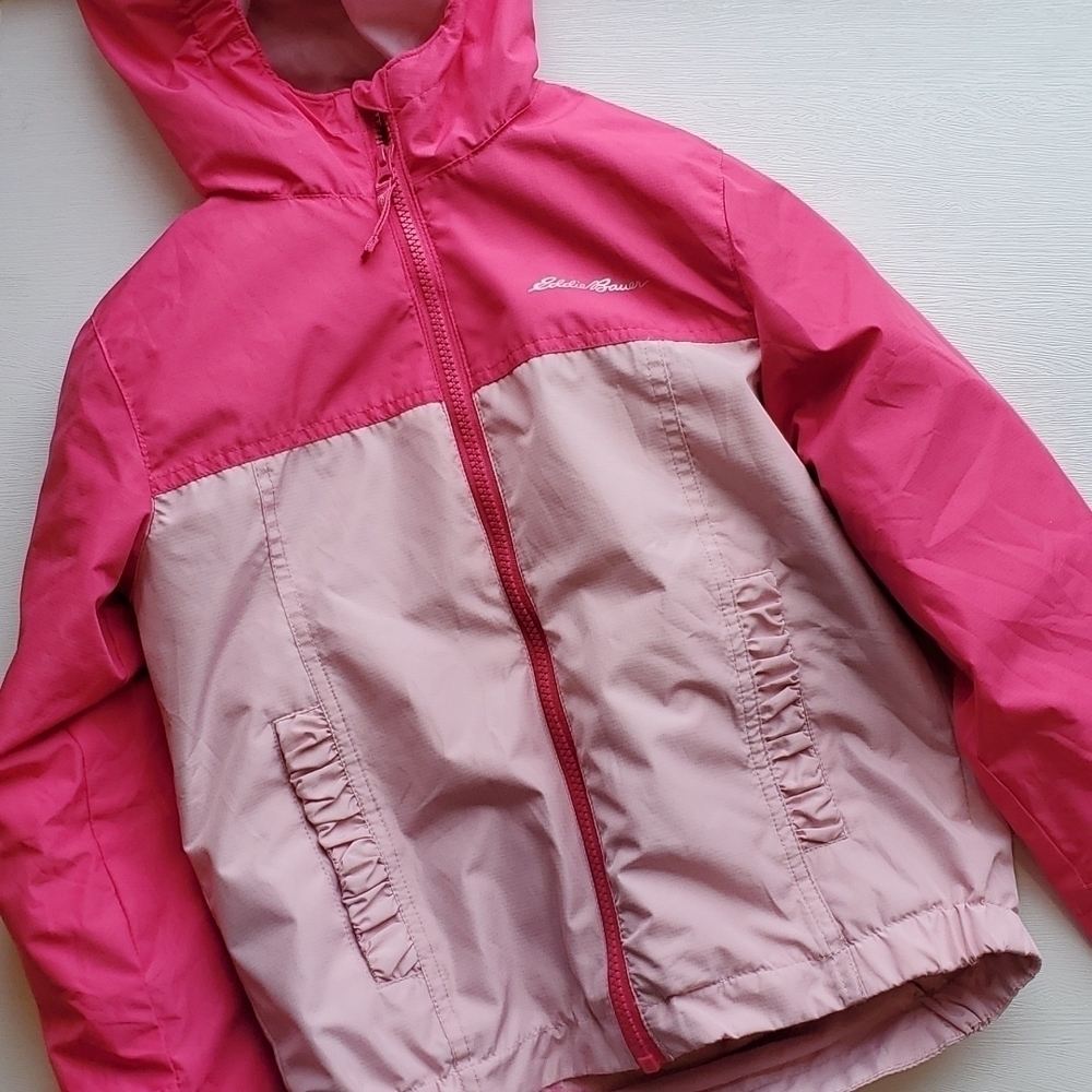 Eddie Bauer Hot Pink and Light Pink Winter Jacket S